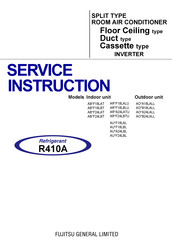 Fujitsu AB F24LAT Series Service Instruction