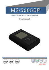 Gomax MS-5005BP User Manual