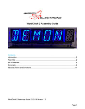 Angry Electrons WordClock-2 Assembly Manual