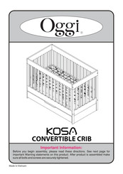 Oggi KOSA Instructions Manual