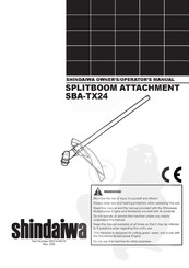 Shindaiwa Shindaiwa SBA-TX24 Owner's/Operator's Manual