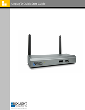 BOXLIGHT Unplug'D Quick Installation Manual