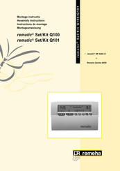 REMEHA rematic Q100 Assembly Instructions Manual