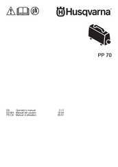 Husqvarna PP 70 Operator's Manual