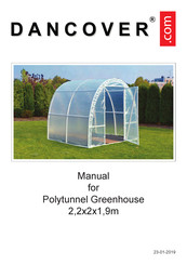 Dancover Polytunnel Greenhouse Manual
