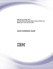 IBM Storwize V5000 Gen2 Quick Installation Manual