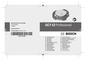 Bosch Professional GCY 42 Original Instructions Manual