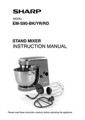 Sharp EM-S90-RD Instruction Manual