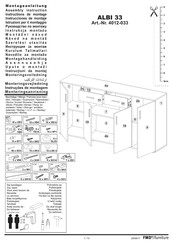 FMD Furniture 4012-033 Assembly Instruction Manual