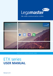 Legamaster ETX-7520 User Manual