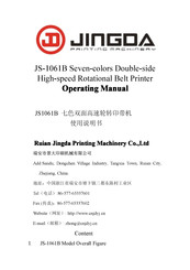 Jingda JS1061B Operating Manual