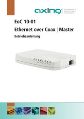 axing EoC 10-01 Operation Instructions Manual