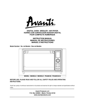 Avanti POA8K3S-IS Instruction Manual