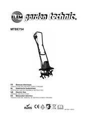 elem garden technic MTBE754 Original Instructions Manual