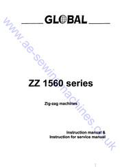 Global ZZ 1560 Series Instruction Manual & Instruction For Service Manual