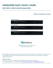 EverFocus VANGUARD 16x8H Quick Installation Manual