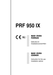 M-system MAXI OVEN PRF 950 IX Instruction For The Use - Installation Advice
