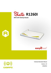 Caen RFID easy2read Slate R1260I Technical Information Manual