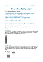 Philips Norelco Multigroom 5000 Manuals | ManualsLib