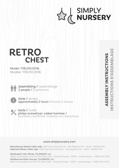 SIMPLY NURSERY RETRO CHEST 1118.010.0016 Assembly Instructions Manual
