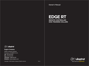 Dogtra Edge RT Owner's Manual