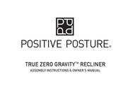 Positive posture TRUE ZERO GRAVITY Assembly Instructions & Owner's Manual
