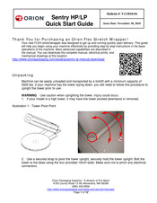 Orion Sentry HP Quick Start Manual