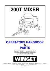 Winget 200T Operator's Handbook Manual