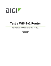 Digi WR41v1 Test