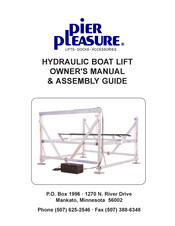 piER plEASURE HYDRAULIC BOAT LIFT Owner's Manual & Assembly Manual