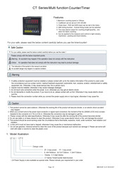Autonics CT6Y Manual
