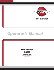 Hardi TERRA FORCE BOOM Operator's Manual