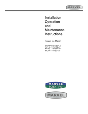 Marvel MSNP115-SS01A Installation, Operation And Maintenance Instructions