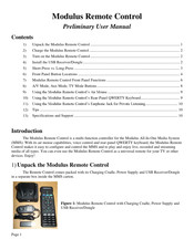 Modulus RC-1 Preliminary User's Manual