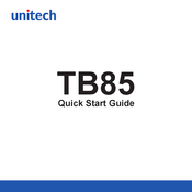 Unitech TB85 Quick Start Manual