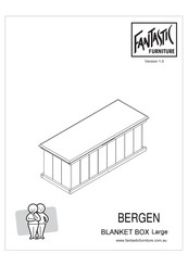 fantastic furniture BERGEN BLANKET BOX LARGE Manual