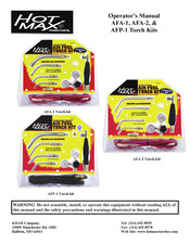 Hot Max AFA-1 Operator's Manual