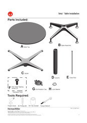 HermanMiller Setu Table Installation