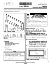 Astria Fireplaces SIRIUS42TEP Assembly And Installation Instructions