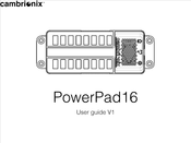 CAMBRIONIX PowerPad16 User Manual