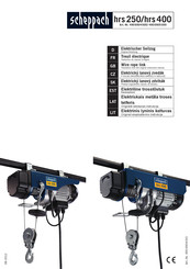 Scheppach 490 6905 000 Translation From The Original Instruction Manual