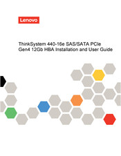 Lenovo ThinkSystem 440-16e Installation And User Manual