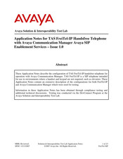 Avaya TAS FreiTel-IP Application Notes
