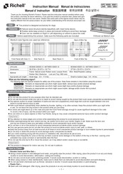 Richel 803840 80001-0 Instruction Manual