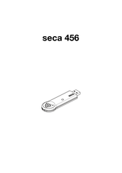Seca 456 Instruction Manual