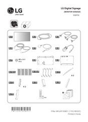 LG 55EF5C Series Installation Instructions Manual