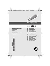 Bosch GO Professional Instructions Manual