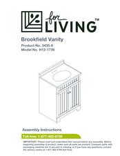 for Living Brookfield 063-3435-8 Assembly Instructions Manual