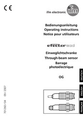IFM Efector 200 OG Operating Instructions Manual