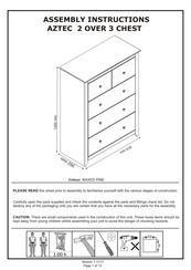 GFW AZTEC Assembly Instructions Manual